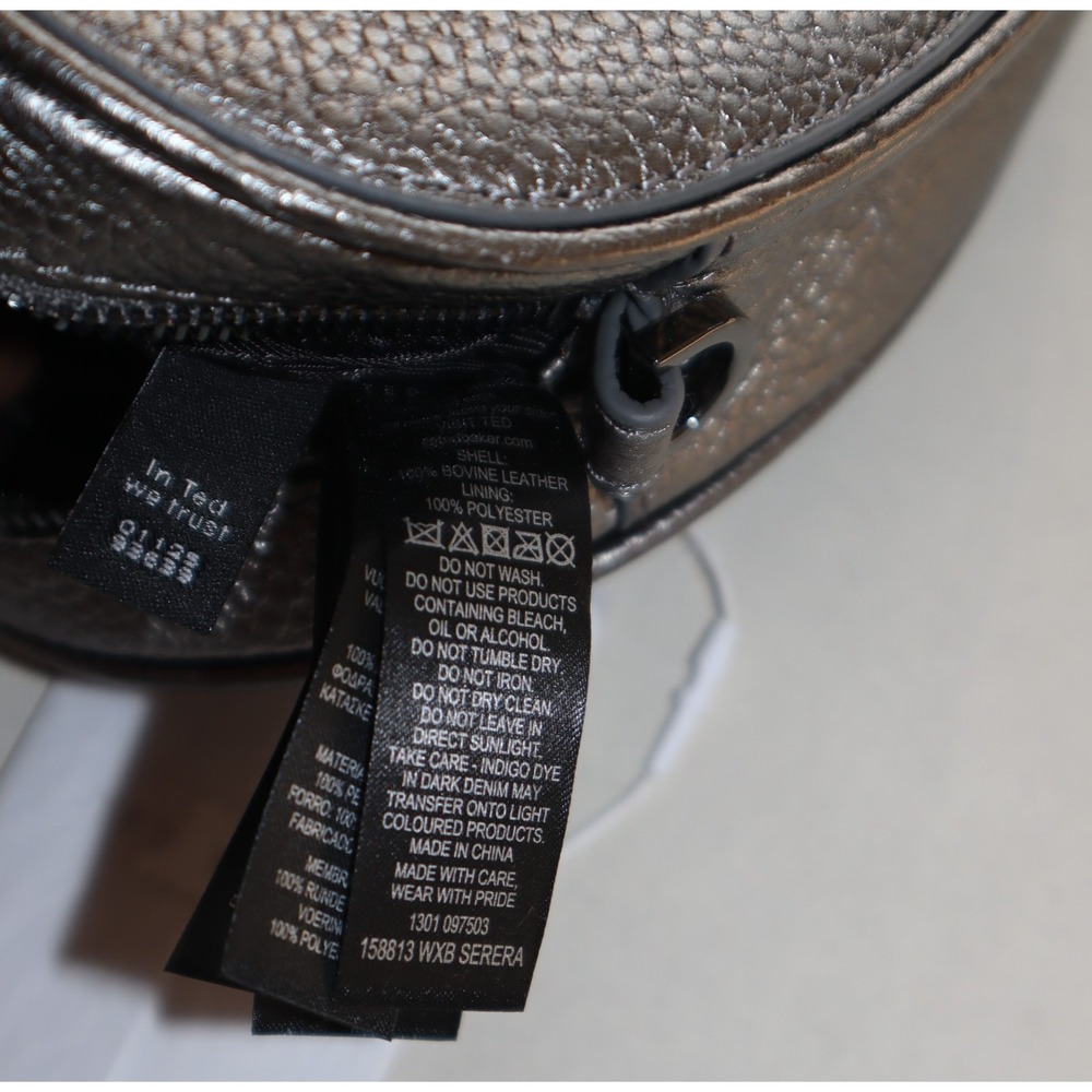 Ted Baker Leather Heart Shaped Crossbody‎ Bag With Chain - Picture 11 of 11